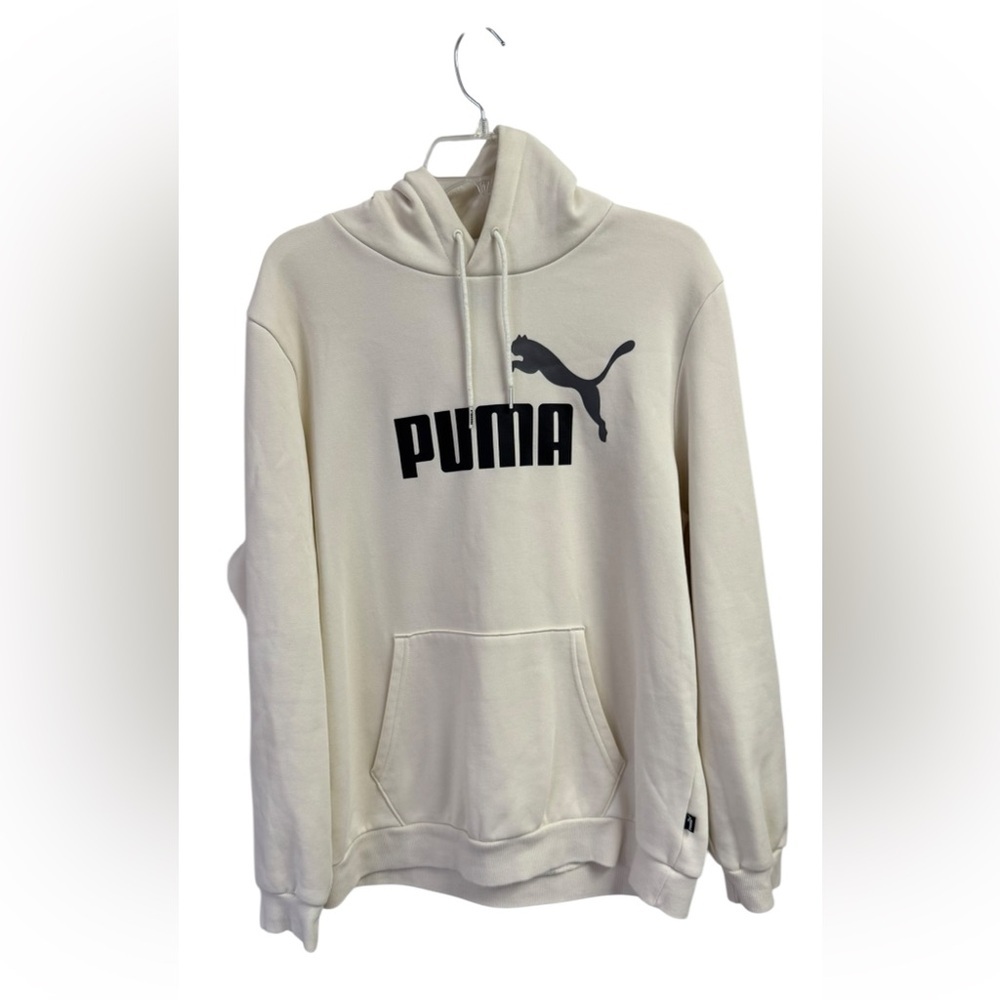 Puma ESS Big Logo Men’s Hoodie cotton blend fleece Size Large​